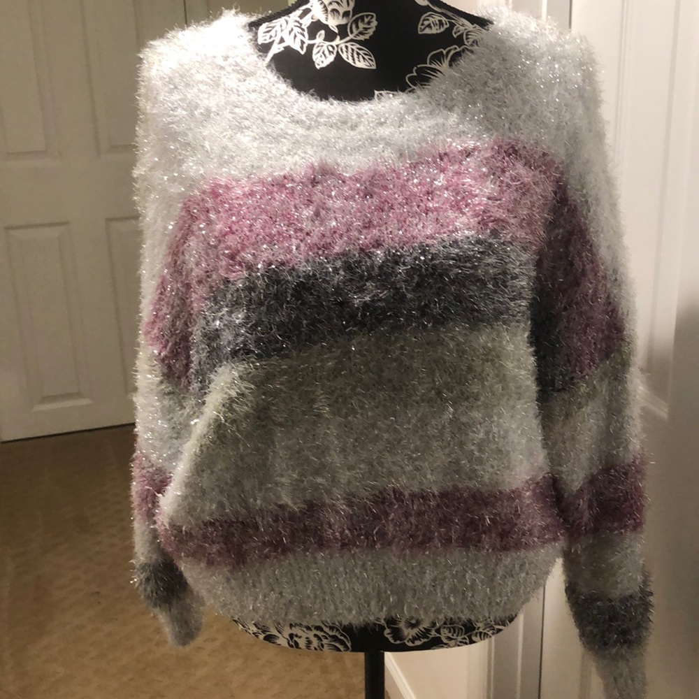 Sparkly Crop Sweater